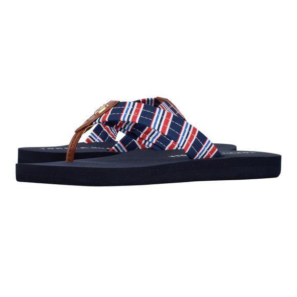 Tommy Hilfiger Cariway-X Dark Blue Stripe 7 M - Picture 1 of 1
